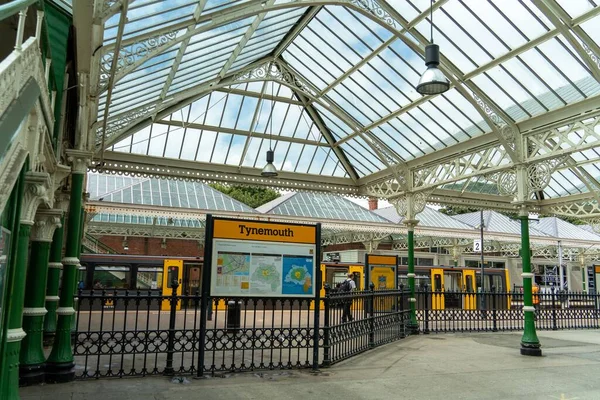 Estación Tynemouth Tyne Wear Metro Noreste Inglaterra Reino Unido — Foto de Stock