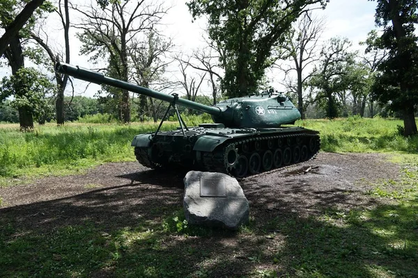 103 Main Heavy Tank Credit Island Davenport Iowa — Stock Photo, Image