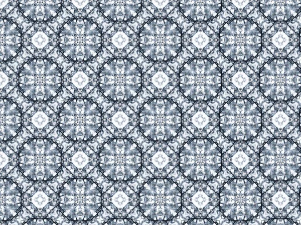 Ein Abstrakter Blauer Nahtloser Musterhintergrund Für Tapeten — Stockfoto
