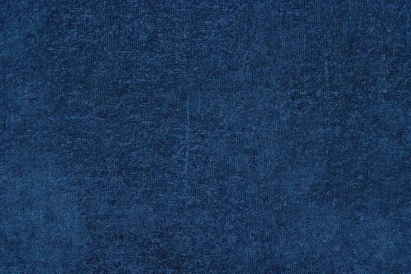 Textura Macro Telón Fondo Fondo Una Toalla Algodón Azul — Foto de Stock