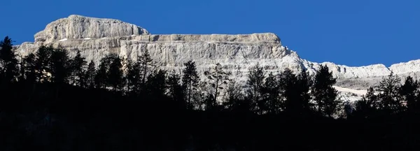 Panoramautsikt Över Ett Bergigt Landskap Cirque Gavarnie Pyrenéerna Frankrike — Stockfoto