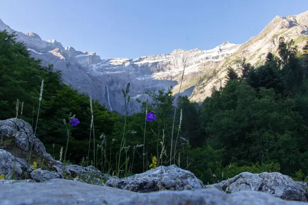 Gavarnie Sirki Pireneler Fransa Daki Dağlık Manzaranın Manzarası — Stok fotoğraf