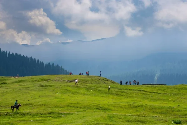 Gulmarg Nachází Státě Jammu Kašmír Nachází Nadmořské Výšce 2130 Metrů — Stock fotografie