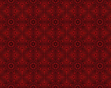 Kusursuz renkli desenlerin bir çizimi