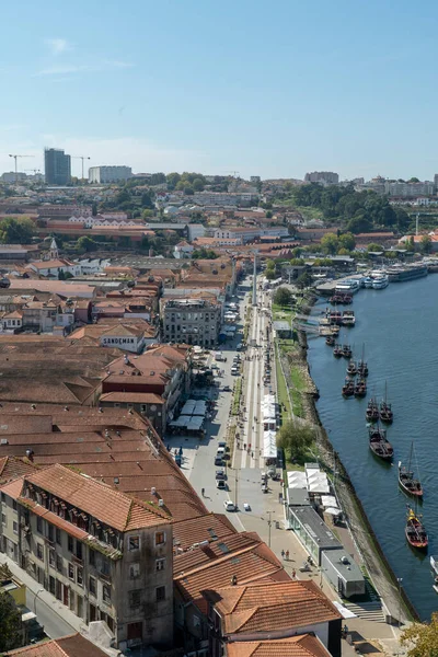 Luchtfoto Van Het Stadsgezicht Van Porto Portugal — Stockfoto