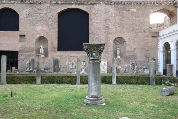 Las Termas Diocleciano Museo Nacional Romano Italia — Foto de Stock