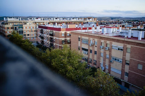 Utsikt Över Byggnader Från Taket — Stockfoto