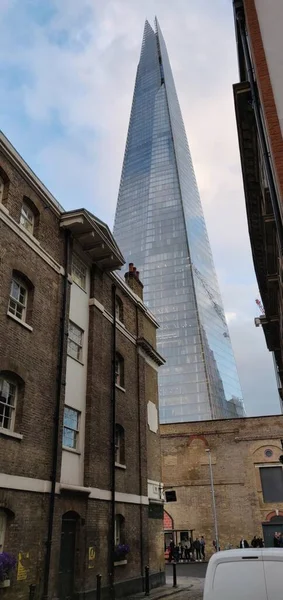 Eine Vertikale Aufnahme Des Building Shard London — Stockfoto