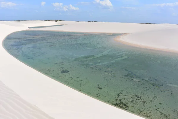 Lencoi Maranhenses Dunas Com Piscina Água — Fotografia de Stock