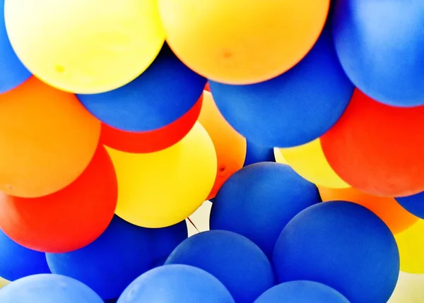 Eine Nahaufnahme Von Bunten Luftballons — Stockfoto