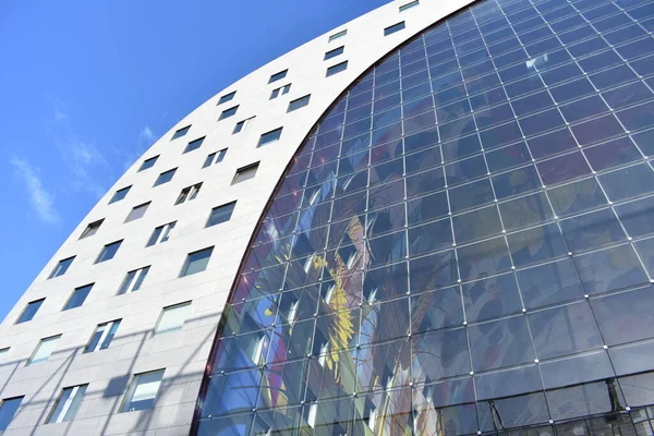 A view of Market Hall in Rotterdam, Netherlands.