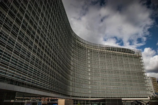 Brüksel Belçika Daki Avrupa Komisyonu Binasının Perspektif Görüntüsü — Stok fotoğraf