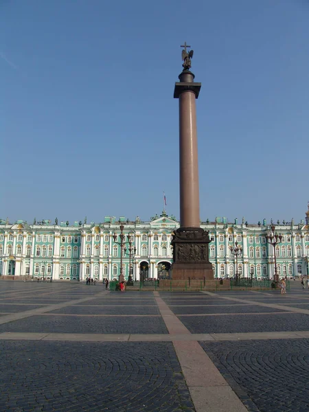 Eine Vertikale Aufnahme Vom Palastplatz Sankt Petersburg Russland — Stockfoto