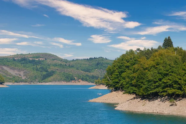 Lake Plastira Een Meer Gelegen Prefectuur Karditsa Het Een Kunstmatig — Stockfoto