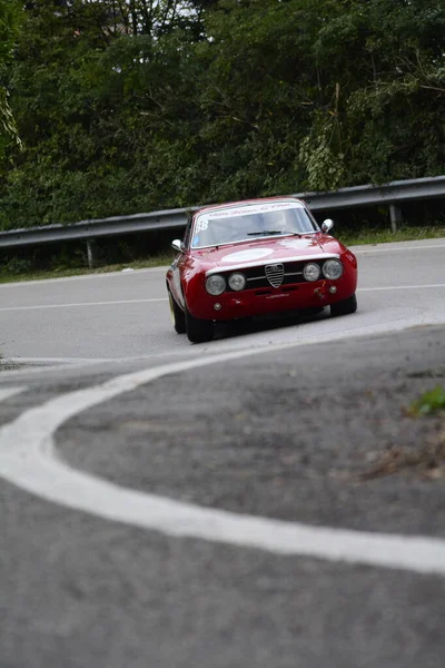 Een Italiaanse Klassieke Auto Alfa Romeo Junior Pesaro Italië — Stockfoto