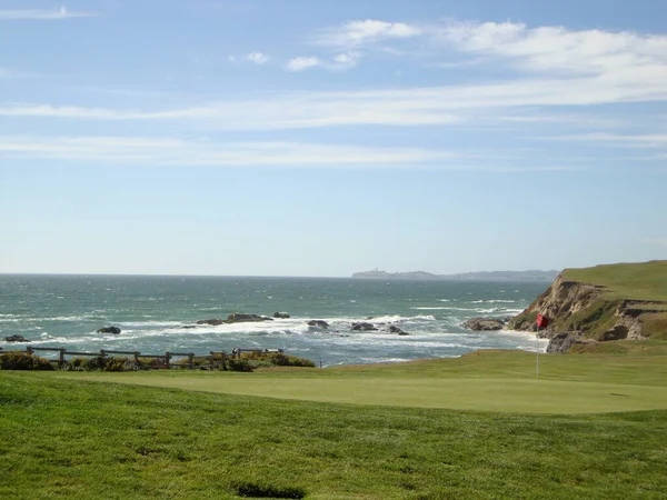 Beautiful Landscape Photo Luxury Golf Bay Area California Royalty Free Stock Images
