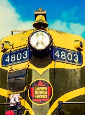 Toronto Demiryolu Müzesi 'ne yakın çekim.