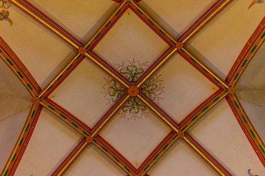 Köln Katedrali 'nin iç mimari tasarımı ve dekorasyonu.