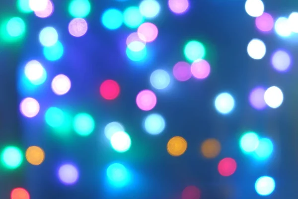 Closeup Colorful Bokeh Lights Background — Stock Photo, Image