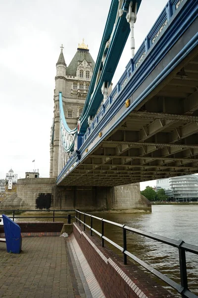 Лондонский Тауэрский Мост Через Реку Тамс Лондоне Англия Великобритания — стоковое фото