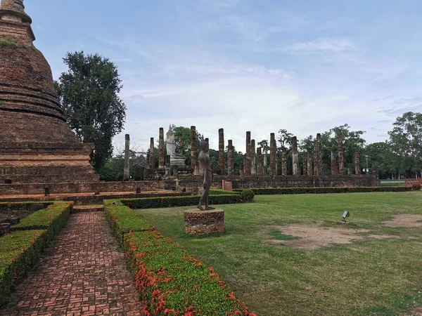 Beautiful View Sukhothai Historical Park Mueang Thailand — Stock Photo, Image