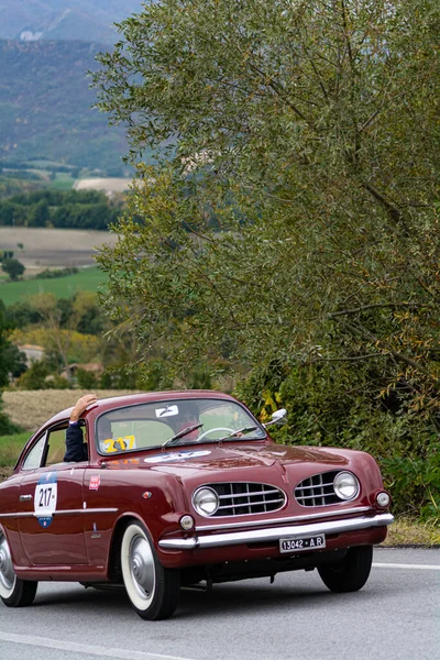 Cagli Italy Ott 2020 Fiat 1100 Coupe Allemano 1953 Old — Stock Photo, Image