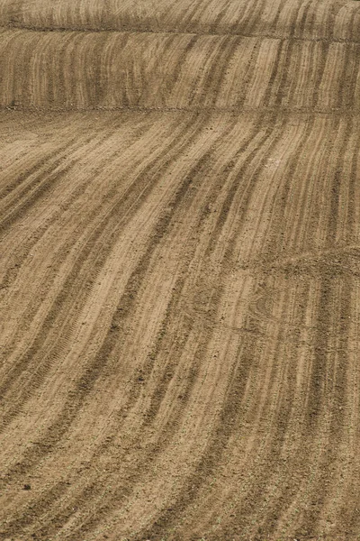 Een Prachtige Opname Van Een Landschap Onder Bewolkte Luchten — Stockfoto