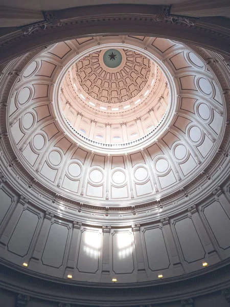 Wzorzysty Sufit Kapitolu Teksasu — Zdjęcie stockowe