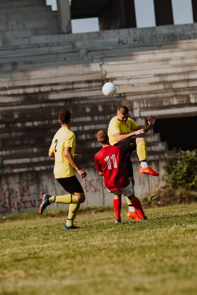 Ein Fußballspiel Jedinstvo Brcko Bosnien Und Herzegowina — Stockfoto