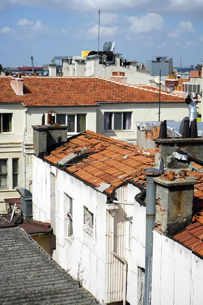 Una Antigua Zona Residencial Una Mañana Soleada — Foto de Stock