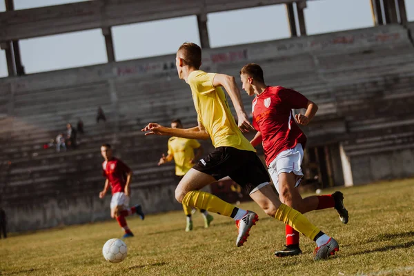 Mecz Piłki Nożnej Brcku Republika Południowej Afryki — Zdjęcie stockowe