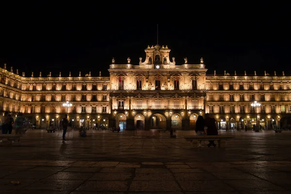Salamanca Staden Natten — Stockfoto