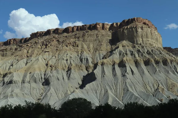 Die Mancos Shale Badlands Capitol Reef National Park Utah Usa — Stockfoto