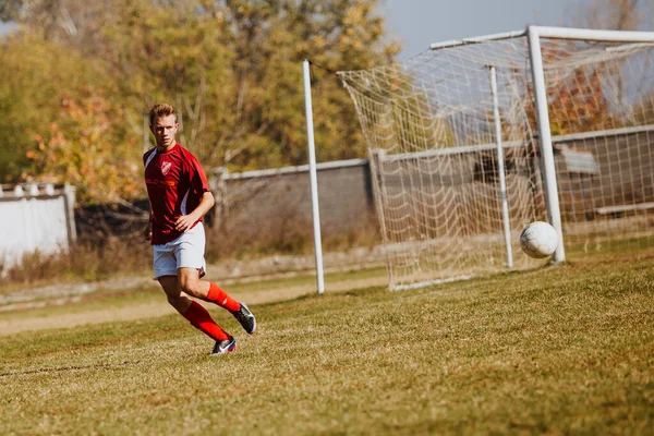 Fotbollsmatchen Brcko Bosnien Och Hercegovina — Stockfoto