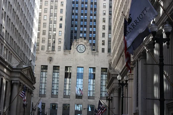 Zdjęcie Budynku Chicago Board Trade Stanach Zjednoczonych — Zdjęcie stockowe