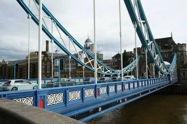 Londra Ngiltere Ngiltere Deki Londra Kule Köprüsü Nün Geniş Bir — Stok fotoğraf