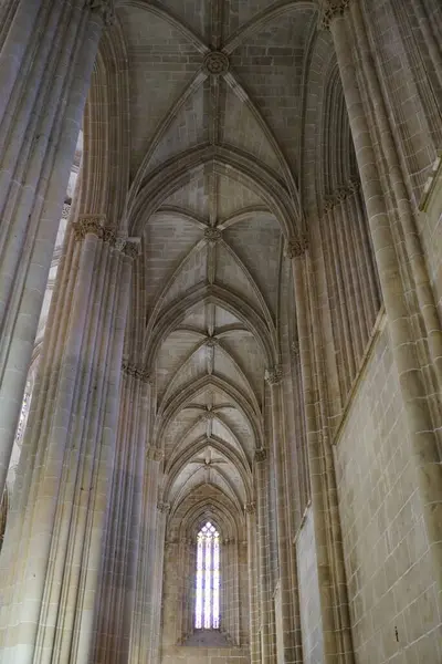 Потолок Монастыря Баталья Португалии — стоковое фото