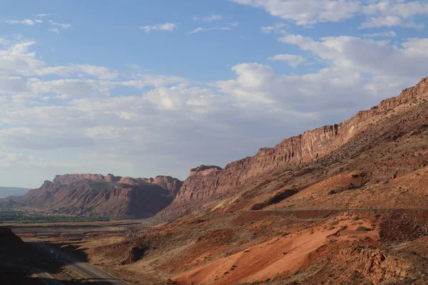 Belle Vue Sur Les Rochers Dans Parc National Des Arches — Photo