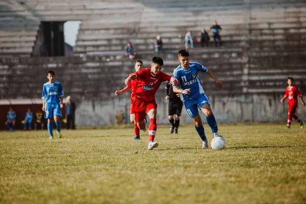 Das Fußballspiel Brcko Bosnien Und Herzegowina — Stockfoto