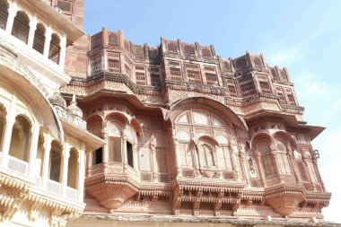 Hindistan 'ın Jaipur kentindeki ünlü tarihi Amber Kalesi.