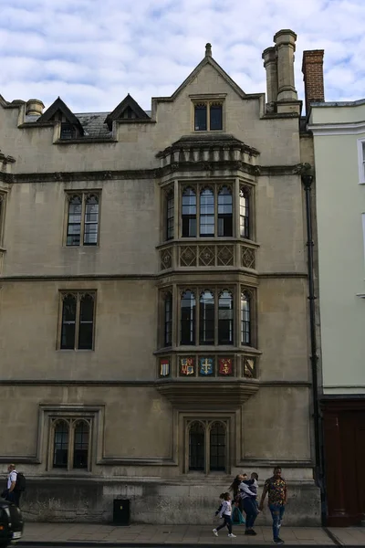 Exterior Del Edificio Universidad Oxford Reino Unido — Foto de Stock