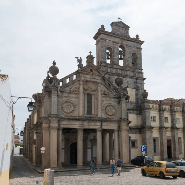 Uma Antiga Igreja Lady Graca Évora Portugal — Fotografia de Stock