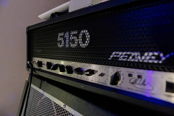 Närbild Peavey 5150 Replokalen Hamburg Tyskland — Stockfoto