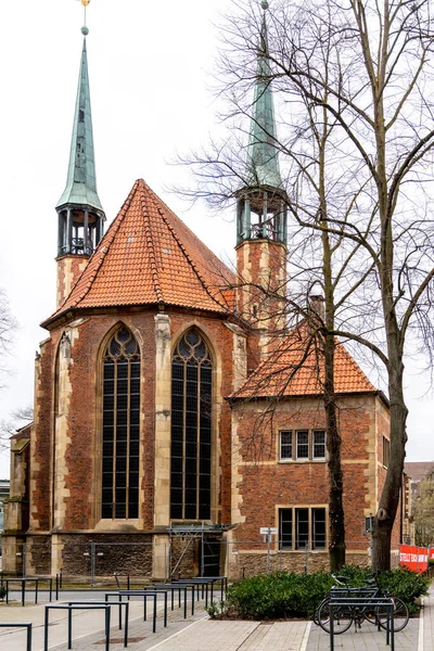 Muenster Almanya Daki Petri Kilisesi — Stok fotoğraf