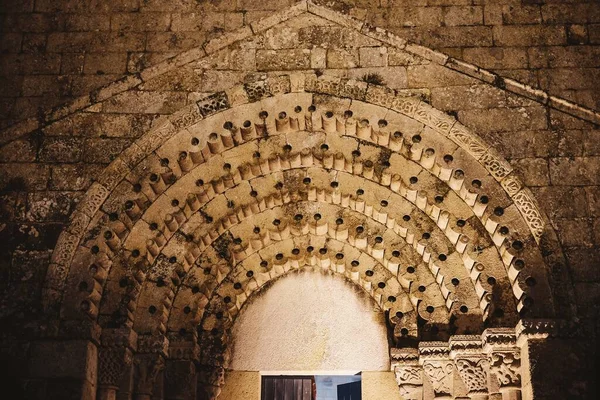 Arc Interior Old Stone Building — Stock Photo, Image