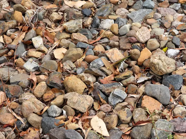 Nahaufnahme Eines Steinhaufens Einem Strand — Stockfoto