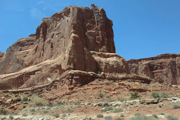 Táj Sziklák Egy Nemzeti Park Utah Egyesült Államok — Stock Fotó