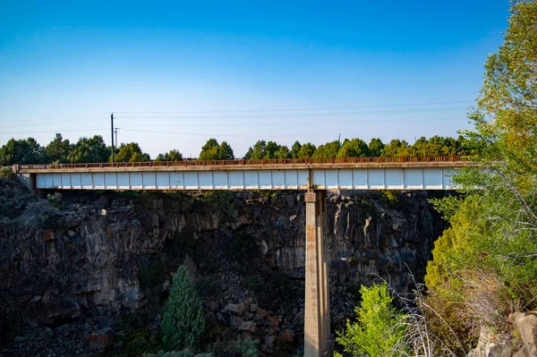 Piękne Ujęcie Mostu Czarnego Kanionu — Zdjęcie stockowe