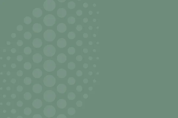 Pattern Gray Polka Dots Green Colored Background — Stock Photo, Image