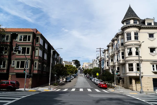 Scenic View Typical Housing Streets San Francisco Park United States — Stock Photo, Image